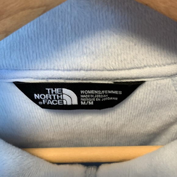 THE NORTH FACE | soft shell fleece pale blue WOMENS MEDIUM - Picture 3 of 7
